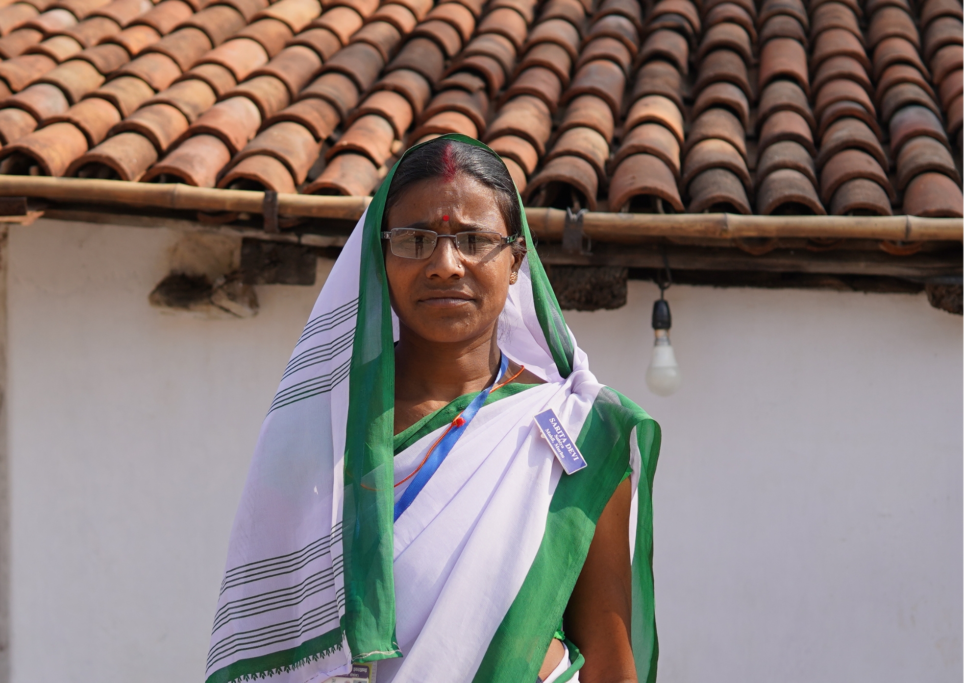 Sarita Devi, a Sahiya community health worker in Khunti district, Jharkhand